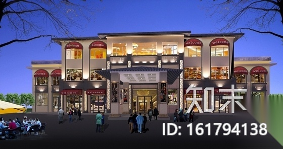 [原创]大型商业餐饮娱乐综合休闲会所施工图（含效果图...cad施工图下载【ID:161794138】