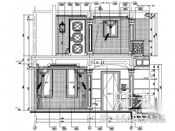 [安徽]温馨现代风格一居室室内装修施工图（含实景）cad施工图下载【ID:164837135】