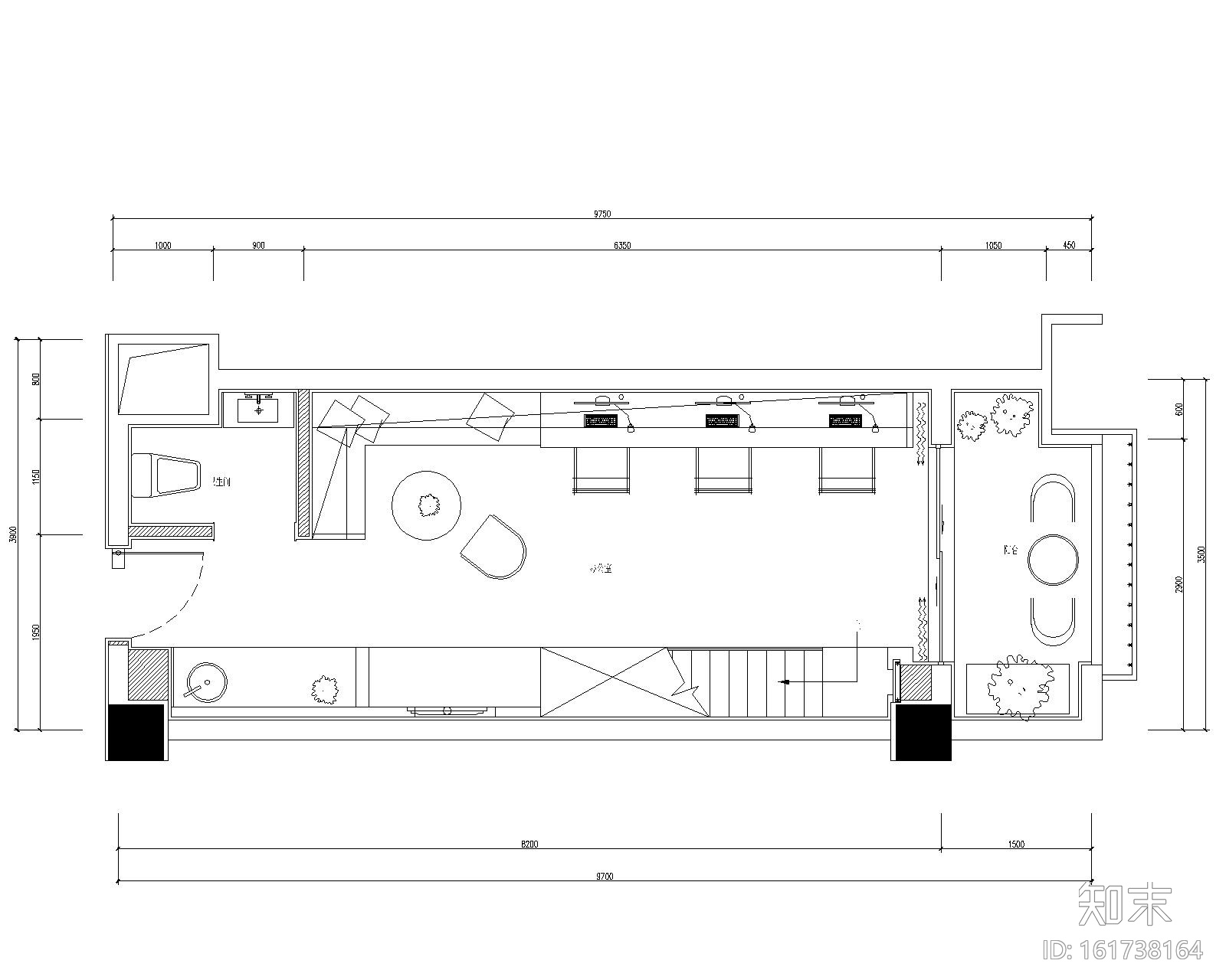 [贵州]LOFT--贵阳俊发办公样板间施工图+效果图施工图下载【ID:161738164】