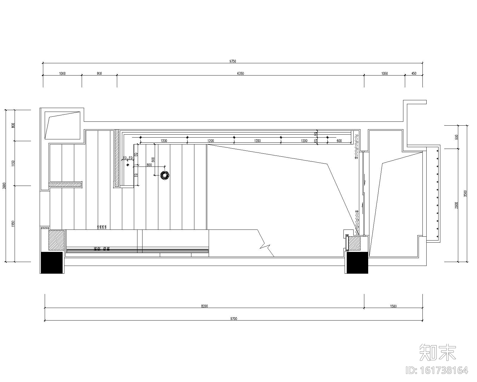 [贵州]LOFT--贵阳俊发办公样板间施工图+效果图施工图下载【ID:161738164】