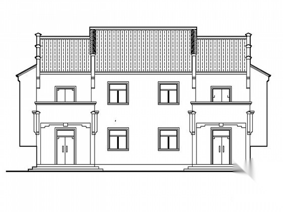 某二层农村小康住宅方案施工图下载【ID:165617165】