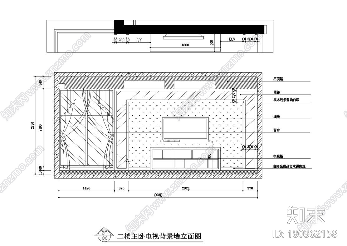 新中式复式带阁楼250㎡住宅装修施工图设计施工图下载【ID:180362158】