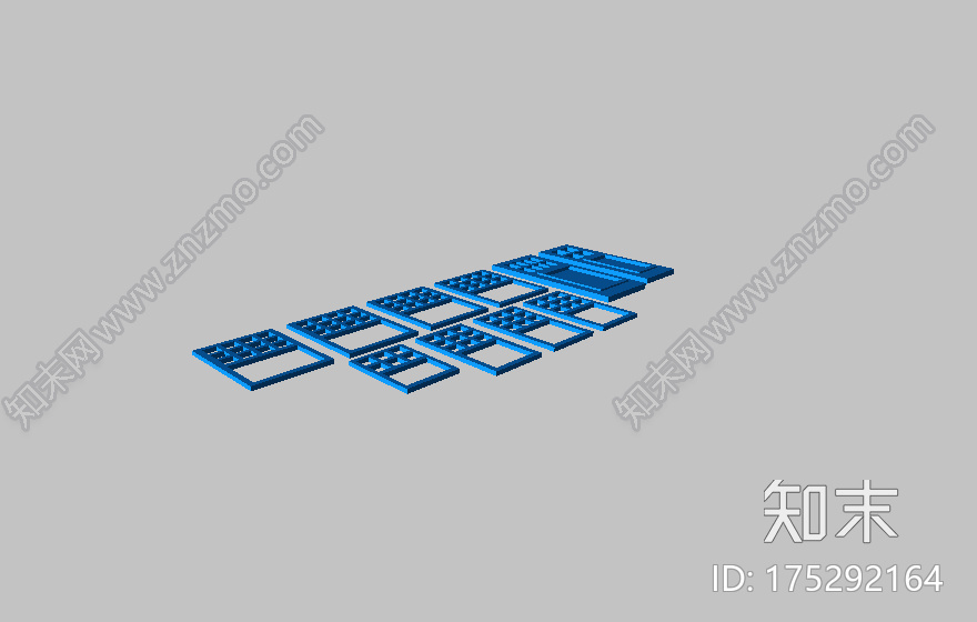 一栋房子的建筑模型3d打印模型下载【ID:175292164】