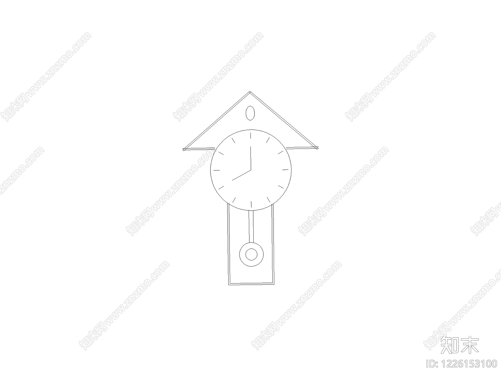 摆件cad施工图下载【ID:1226153100】