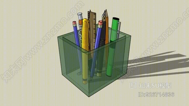 玻璃台式工具机SU模型下载【ID:926714836】