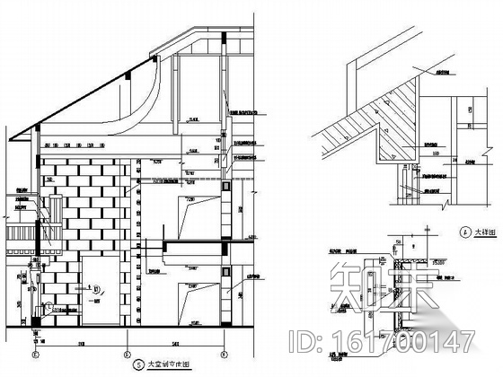[福建]某宾馆大堂设计图cad施工图下载【ID:161700147】