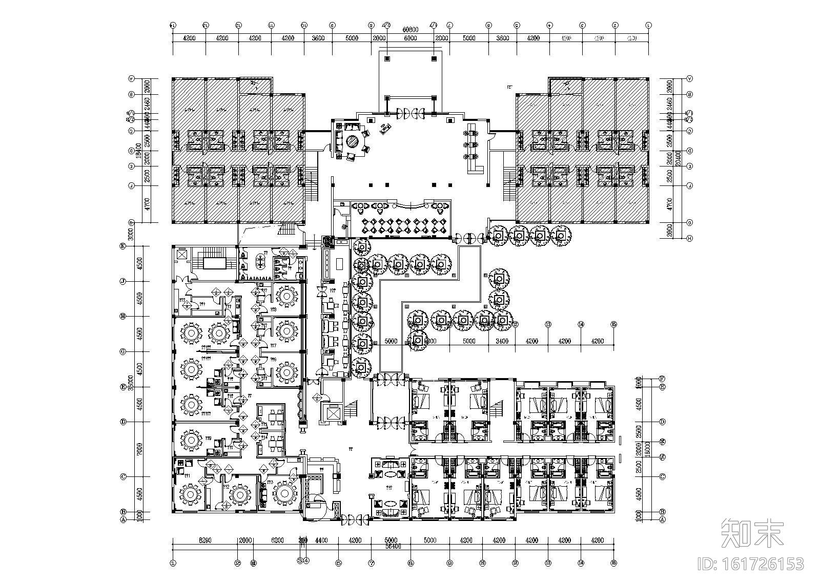 [宜兴]新中式风格南岳山庄室内装修全套施工图（附效果图...施工图下载【ID:161726153】