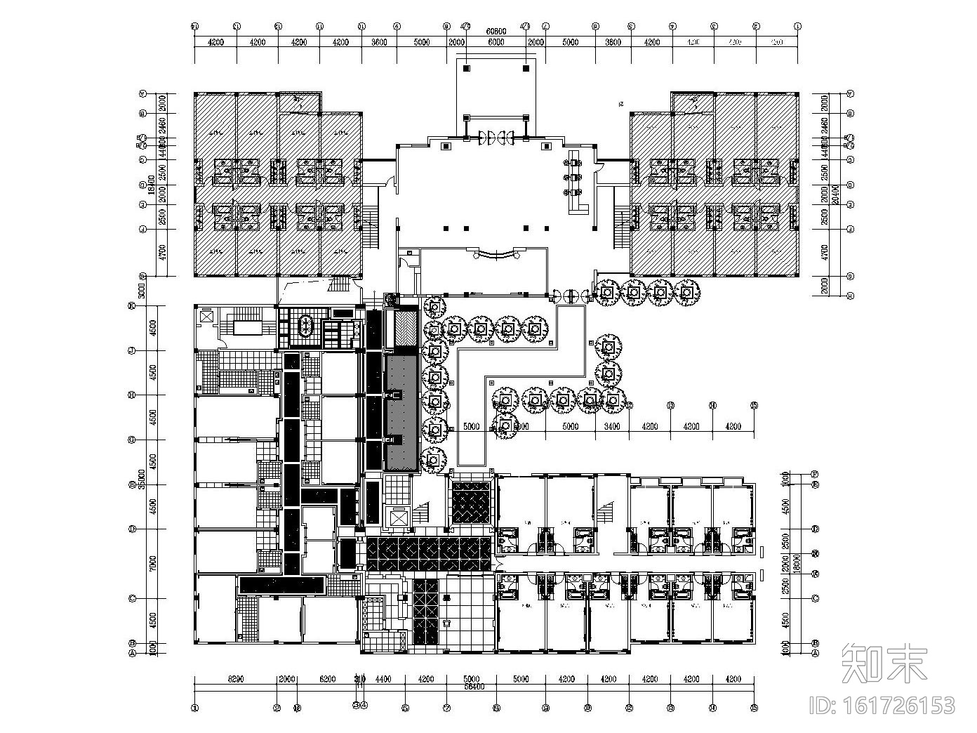 [宜兴]新中式风格南岳山庄室内装修全套施工图（附效果图...施工图下载【ID:161726153】