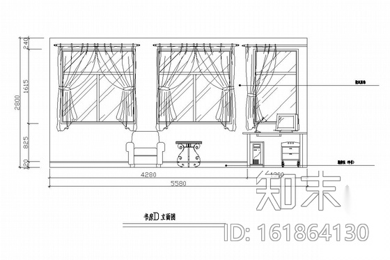 田园中式混搭风格三层别墅室内装修图（含效果图）cad施工图下载【ID:161864130】