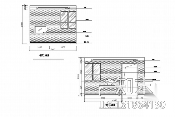 田园中式混搭风格三层别墅室内装修图（含效果图）cad施工图下载【ID:161864130】