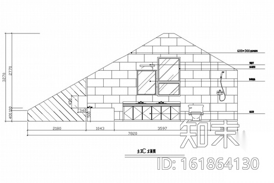 田园中式混搭风格三层别墅室内装修图（含效果图）cad施工图下载【ID:161864130】