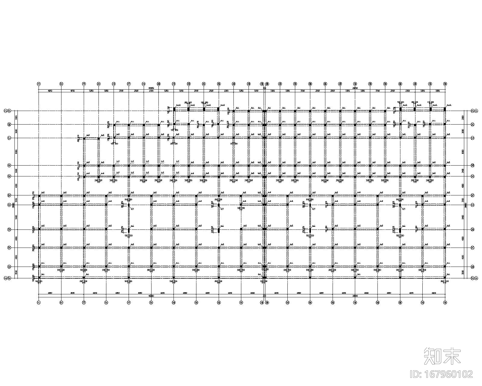 立体商业建筑施工图下载【ID:167960102】