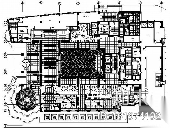 锦绣喜来登大酒店施工图（含实景）cad施工图下载【ID:161974192】