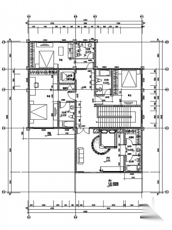 [四川]多层框架结构综合酒店建筑施工图（15年超详细图纸...cad施工图下载【ID:167377154】