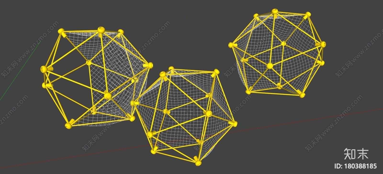 网状攀爬设施SU模型下载【ID:180388185】