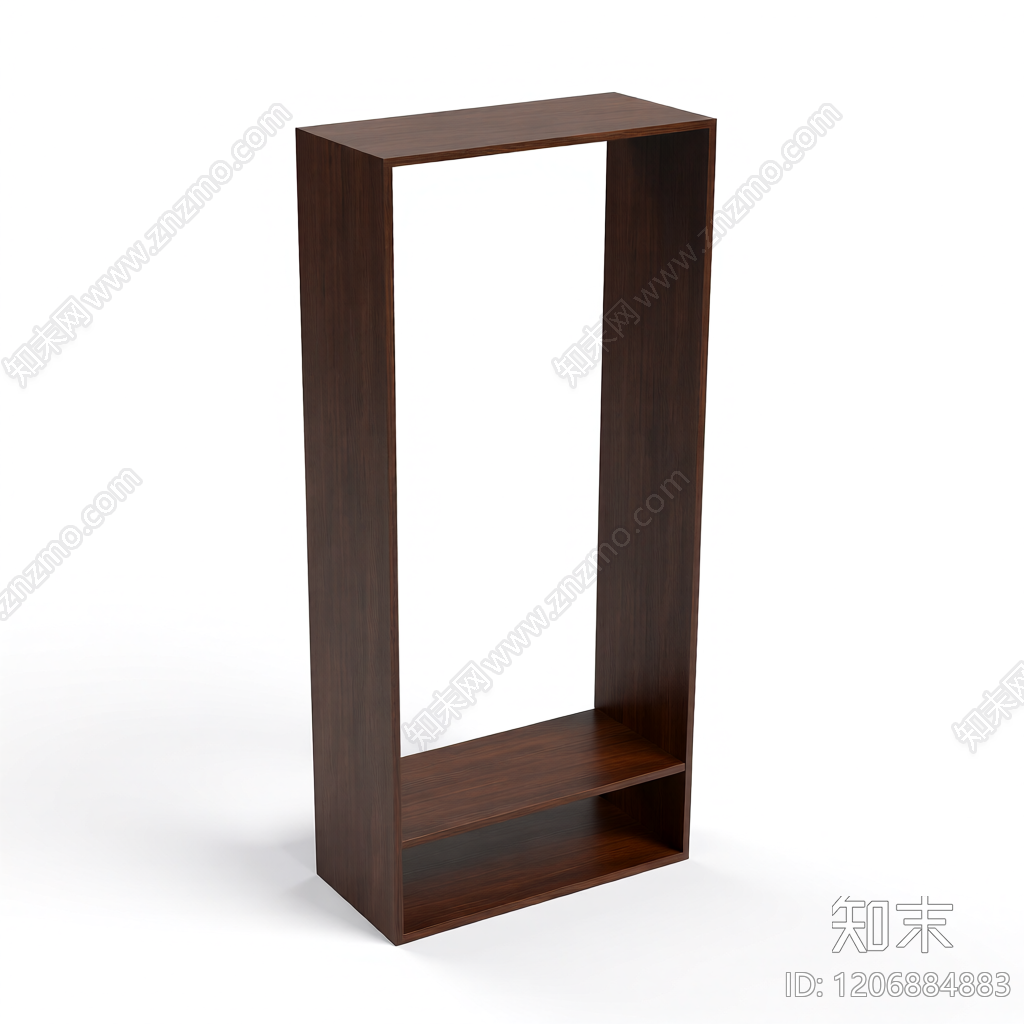 木质立式展示柜3D模型下载【ID:1206884883】
