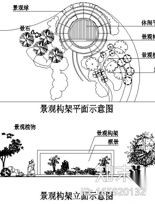 长沙某住宅小区规划设计总平cad施工图下载【ID:165920132】