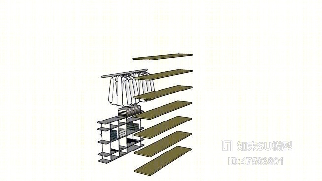 衣架SU模型下载【ID:119268588】