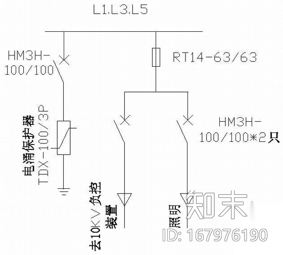 10KV箱变全套电气设计图施工图下载【ID:167976190】