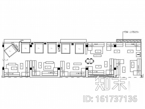 [辽宁]大型家具企业现代风格家具卖场室内装修施工图施工图下载【ID:161737136】