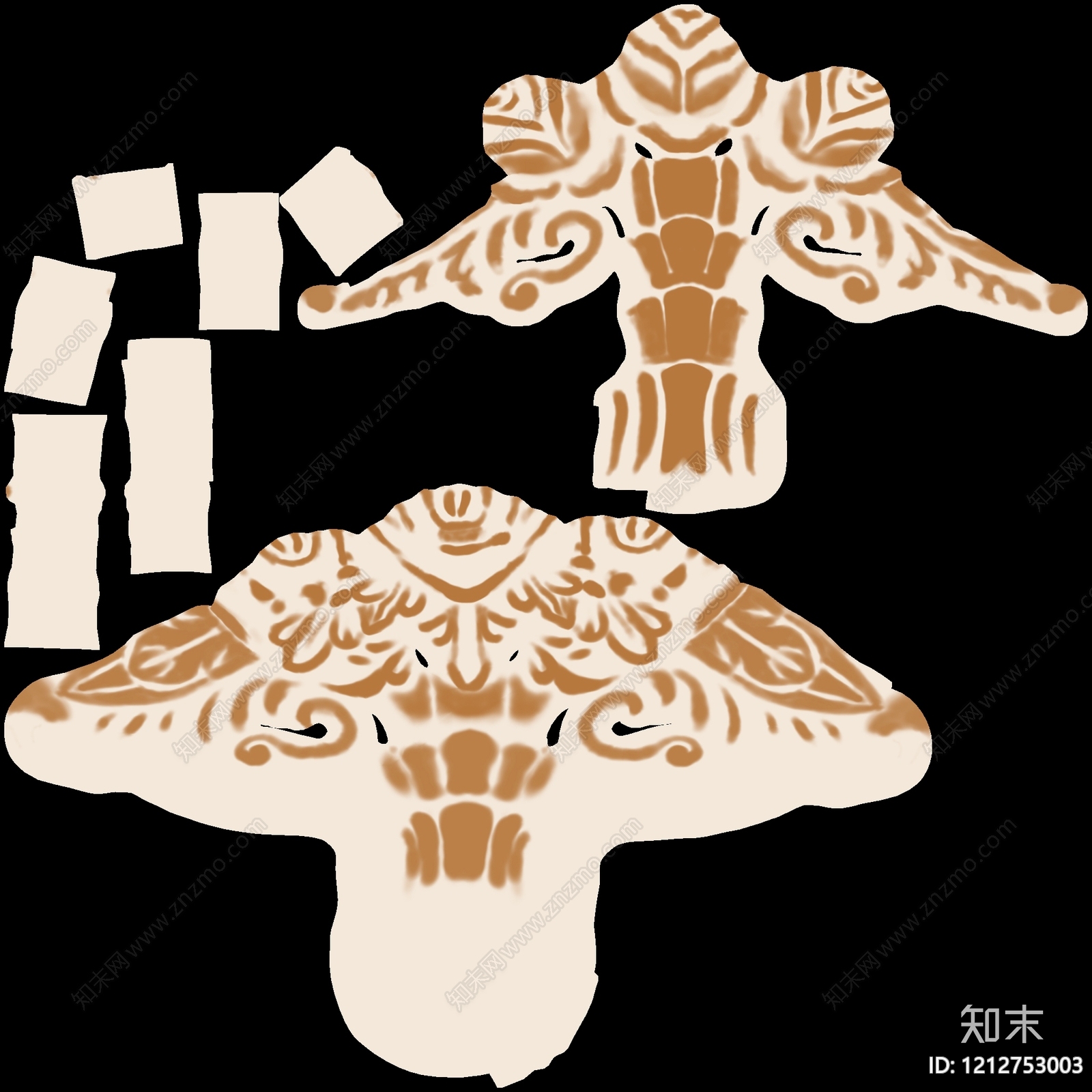 传统纹样贴图下载【ID:1212753003】