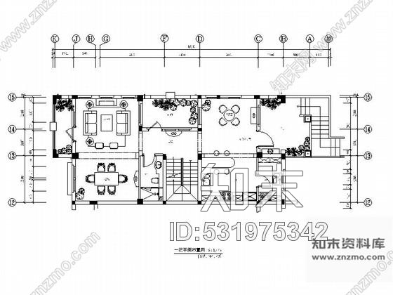 施工图青岛法式田园风格别墅设计施工图含高清效果图cad施工图下载【ID:531975342】