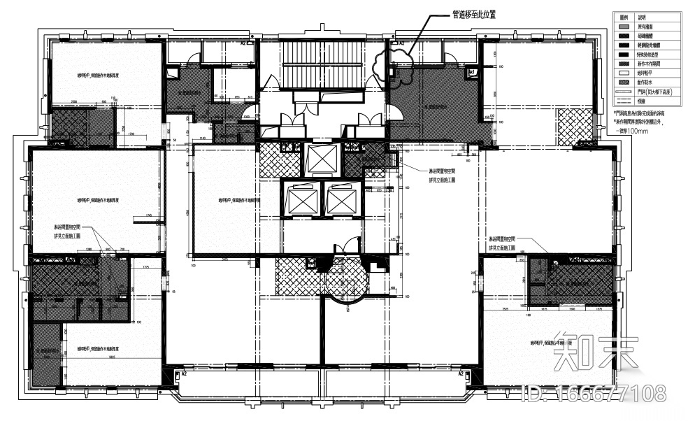 [上海]邱德光-上海黄浦滩名苑600户型全套CAD施工图+官...施工图下载【ID:166677108】