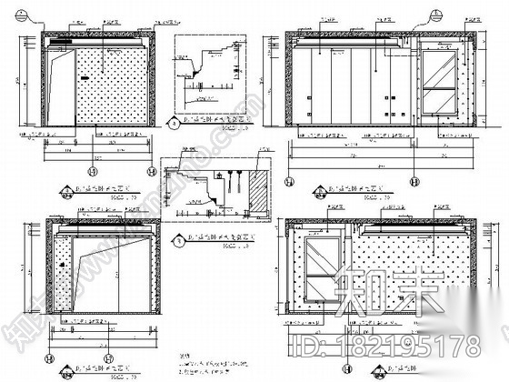 [北京]方庄经典小区简欧风三室两厅室内装修图（含效果）cad施工图下载【ID:182195178】