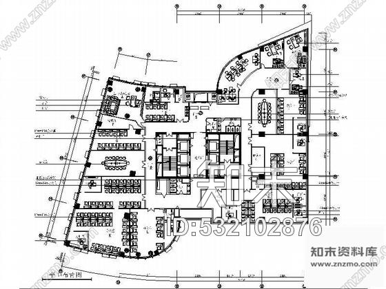 施工图杭州某药业公司22层办公空间装修图cad施工图下载【ID:532102876】