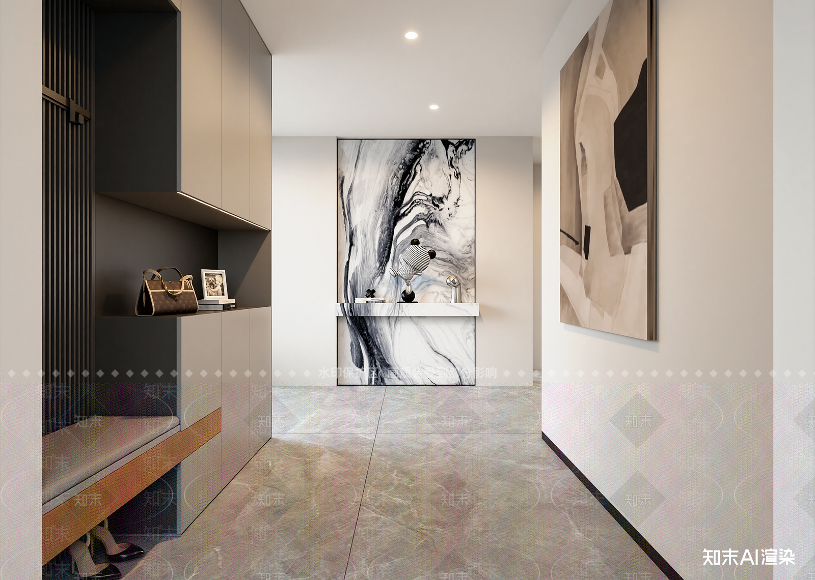 意式玄关3D模型下载【ID:1214635123】