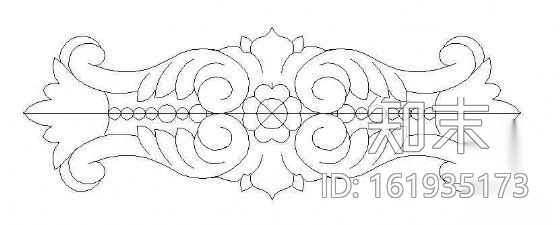 中式装饰图案cad施工图下载【ID:161935173】