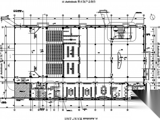 [北京]现代简约行政综合楼室内设计CAD装饰施工图施工图下载【ID:160703195】