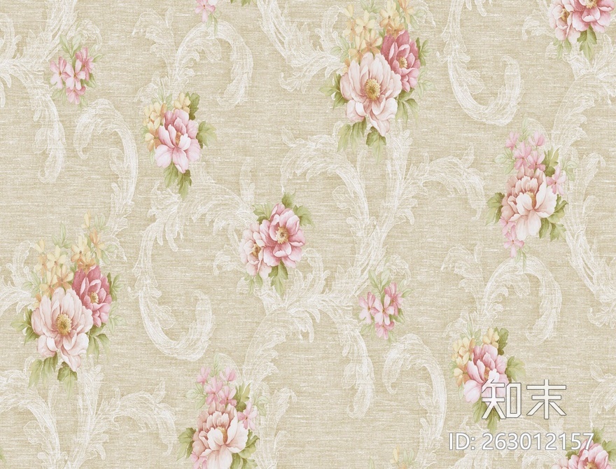 无缝条纹墙纸贴图下载【ID:263012157】