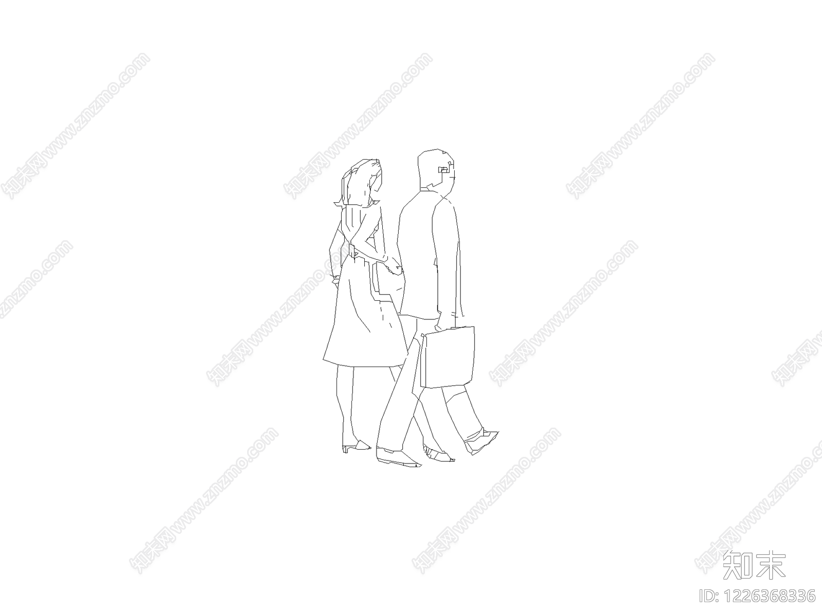 人物cad施工图下载【ID:1226368336】
