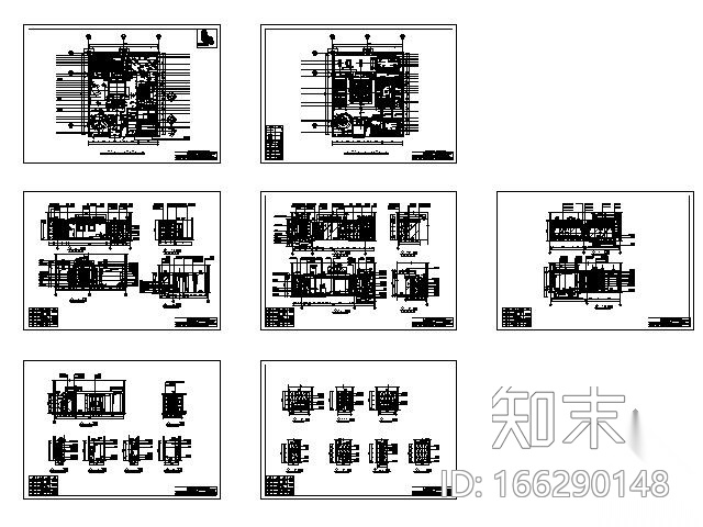 桑拿总统房设计装修图cad施工图下载【ID:166290148】