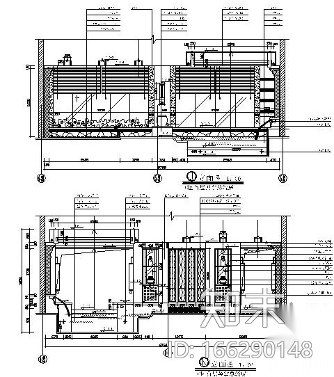 桑拿总统房设计装修图cad施工图下载【ID:166290148】