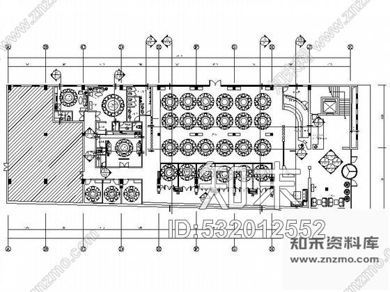 施工图常州某大酒店大堂餐厅装修图含效果cad施工图下载【ID:532012552】