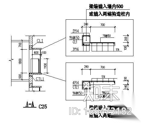 凸窗cad施工图下载【ID:166473182】