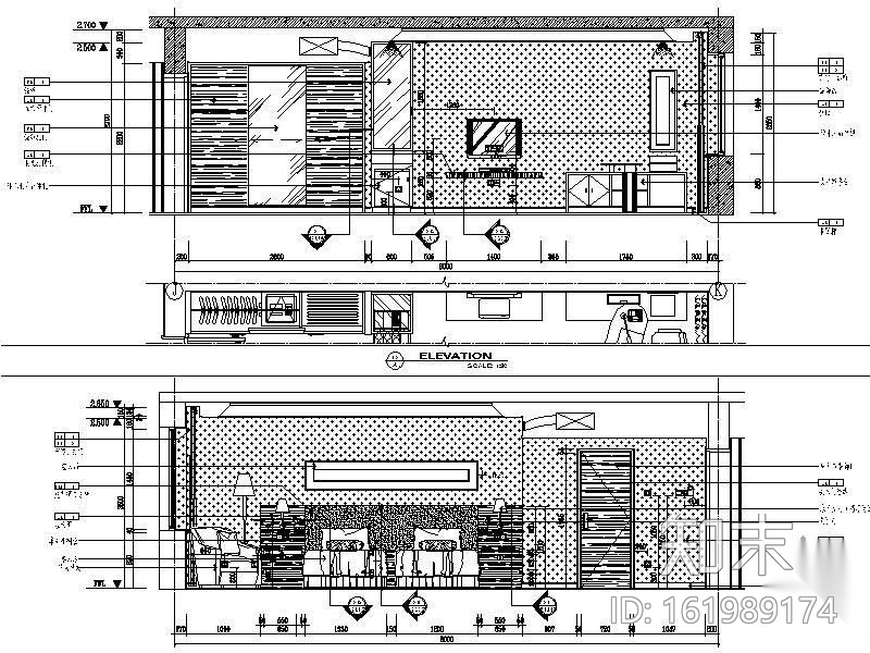 [北京]四星级酒店客房精装施工图cad施工图下载【ID:161989174】