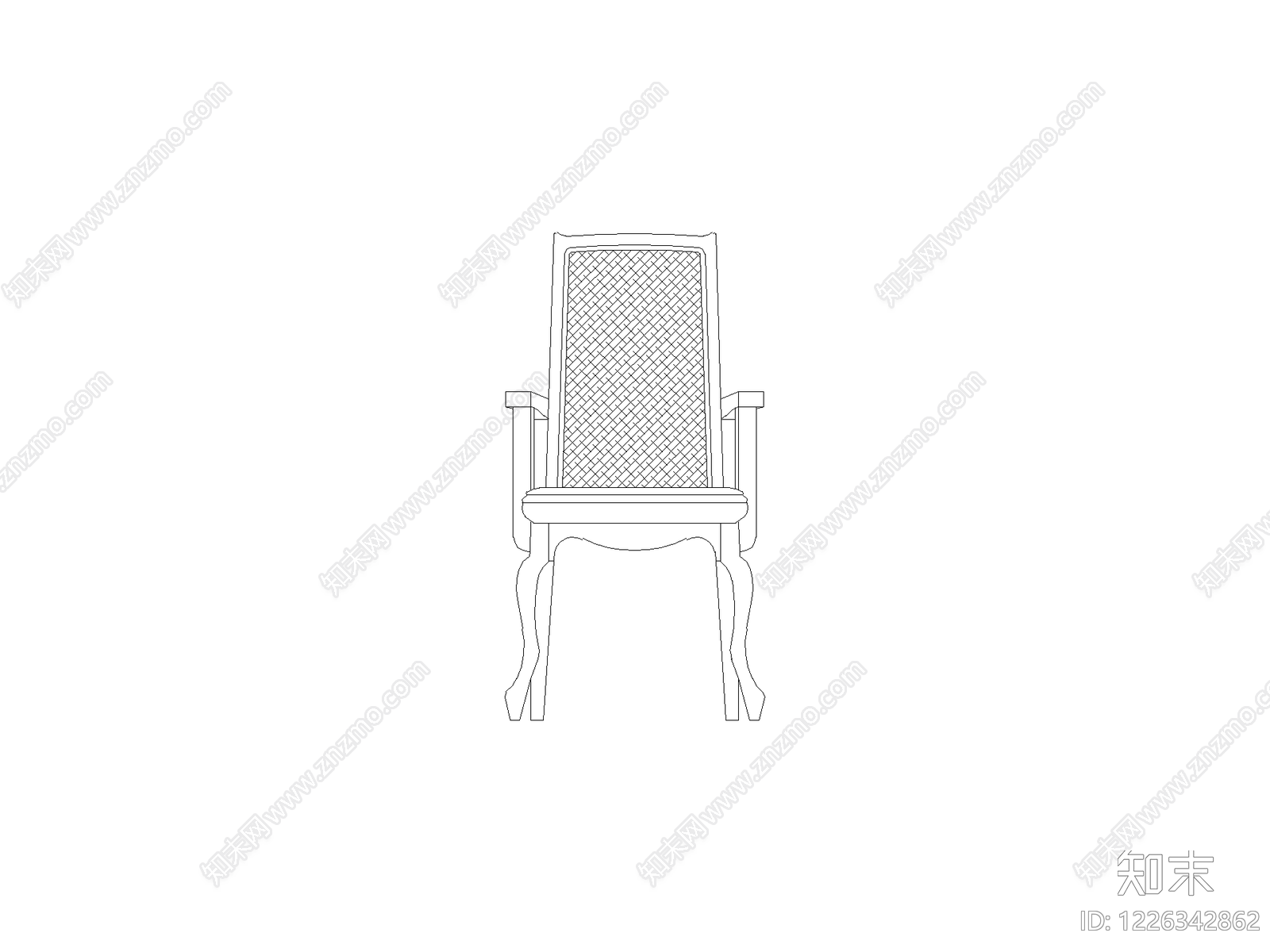 现代椅子CAD图纸