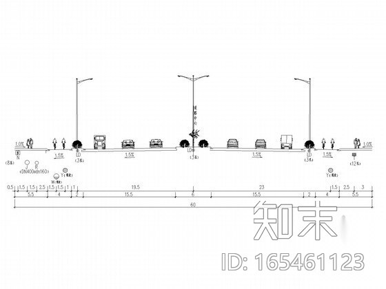 [广西]桥梁给水排水管线布置施工图（雨水部分）cad施工图下载【ID:165461123】