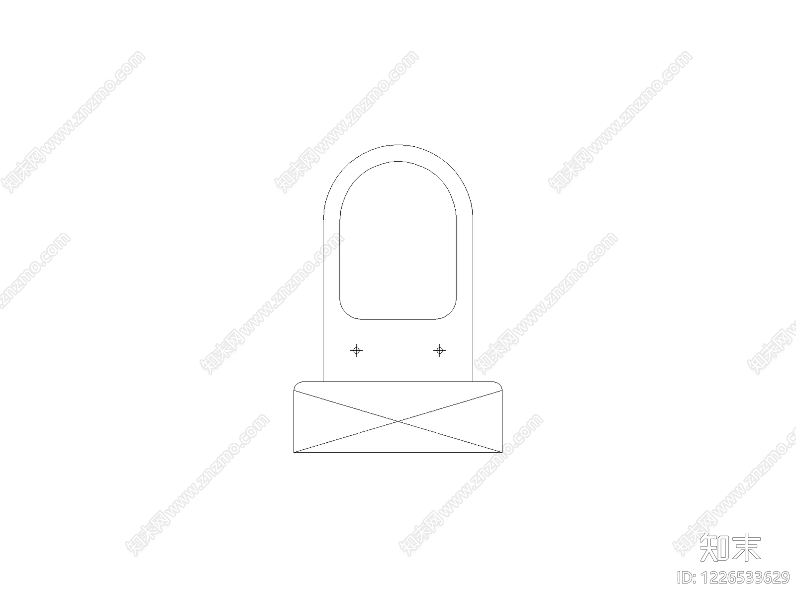 现代开关插座CAD图纸