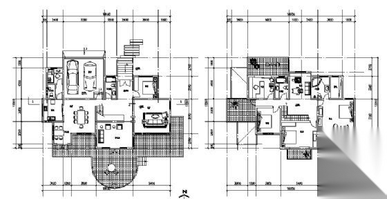 某二层钢结构别墅建筑方案图施工图下载【ID:149918175】