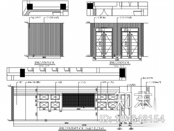 某电影院公共区域及卫生间室内装修施工图（含效果）施工图下载【ID:164848154】