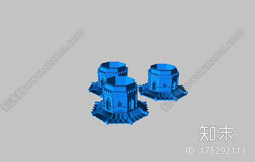 北京香山翡翠顶3d打印模型下载【ID:175292113】