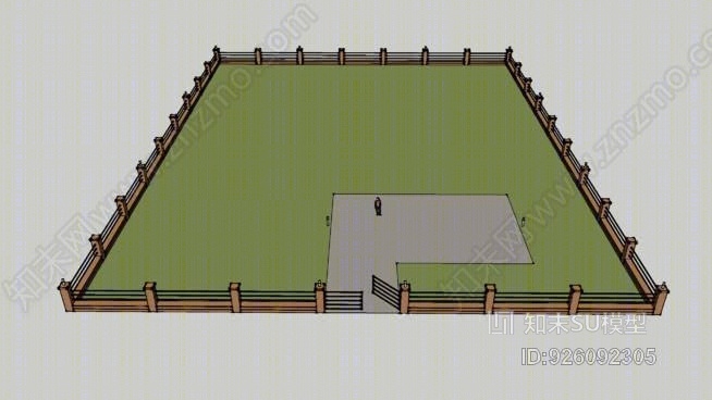 庭院SU模型下载【ID:926092305】