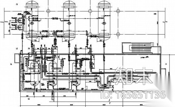 大型燃气导热油炉安装施工图cad施工图下载【ID:165651136】