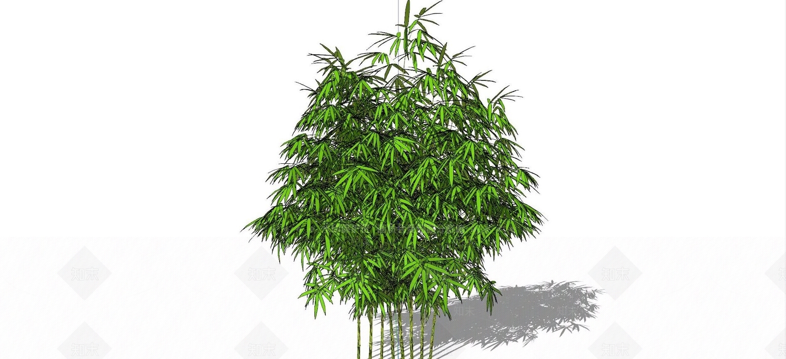 现代竹林免费SU模型下载【ID:1125085254】