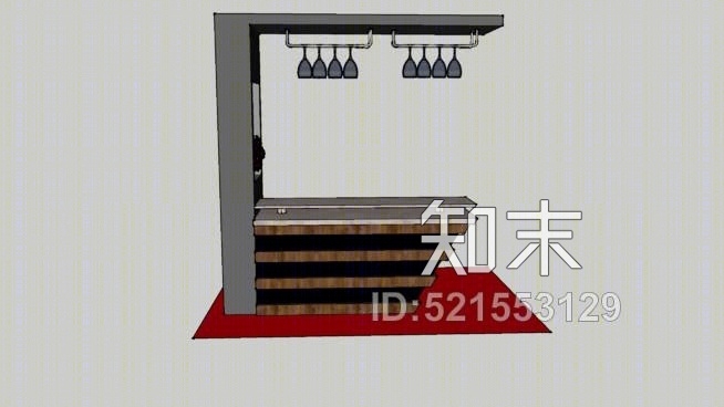 迷你酒吧SU模型下载【ID:521553129】