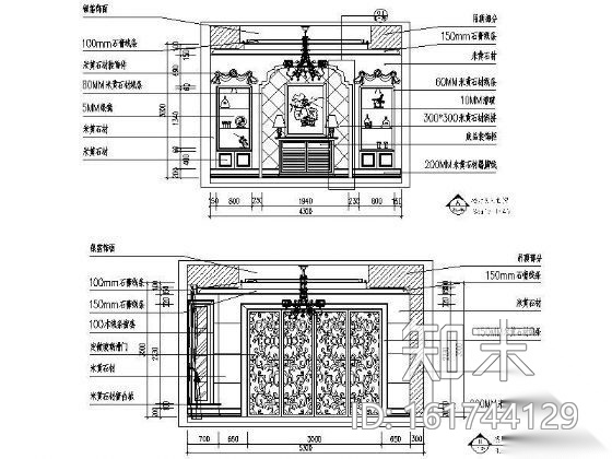 [重庆]豪华高尔夫别墅施工图（装饰+水电+效果图）cad施工图下载【ID:161744129】